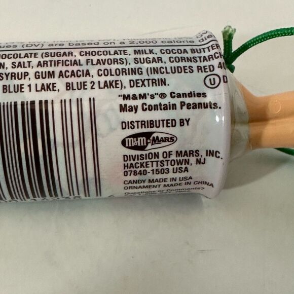 Vintage Green M&M Candy Ornament - Picture 7 of 10